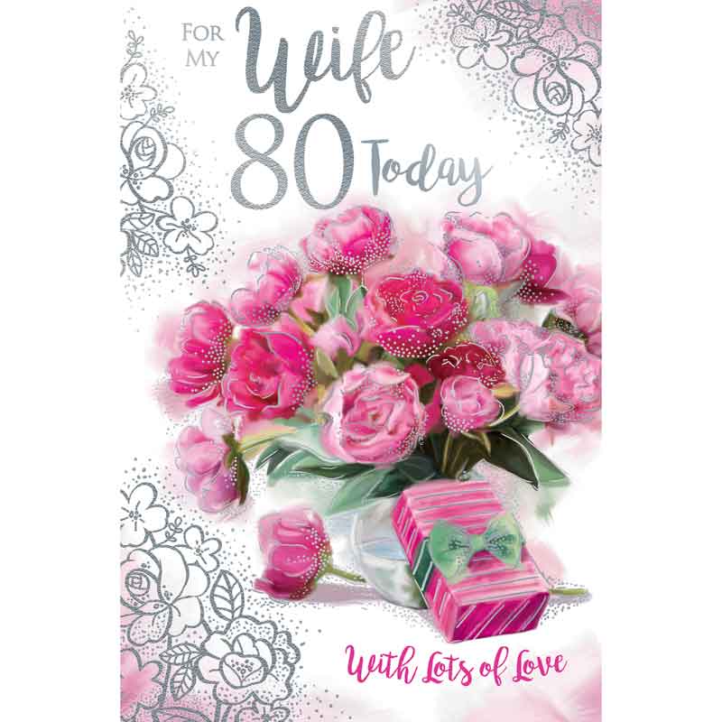 C75 AGE 80 WIFE BIRTHDAY KINGFISHER 6S