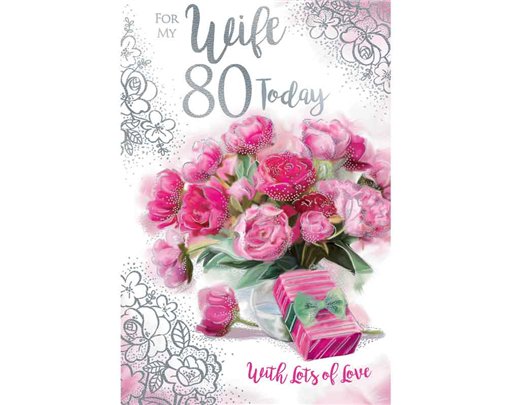 C75 AGE 80 WIFE BIRTHDAY KINGFISHER 6S