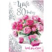 C75 AGE 80 WIFE BIRTHDAY KINGFISHER 6S