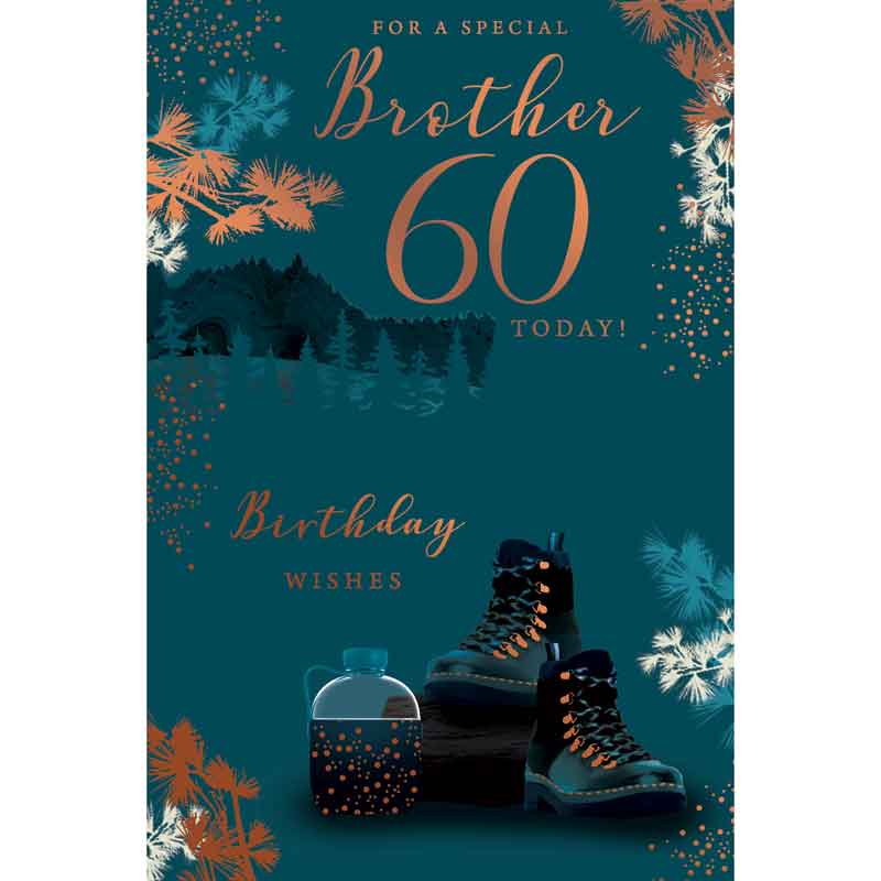 C75 AGE 60 BROTHER BIRTHDAY KINGFISHER 6S