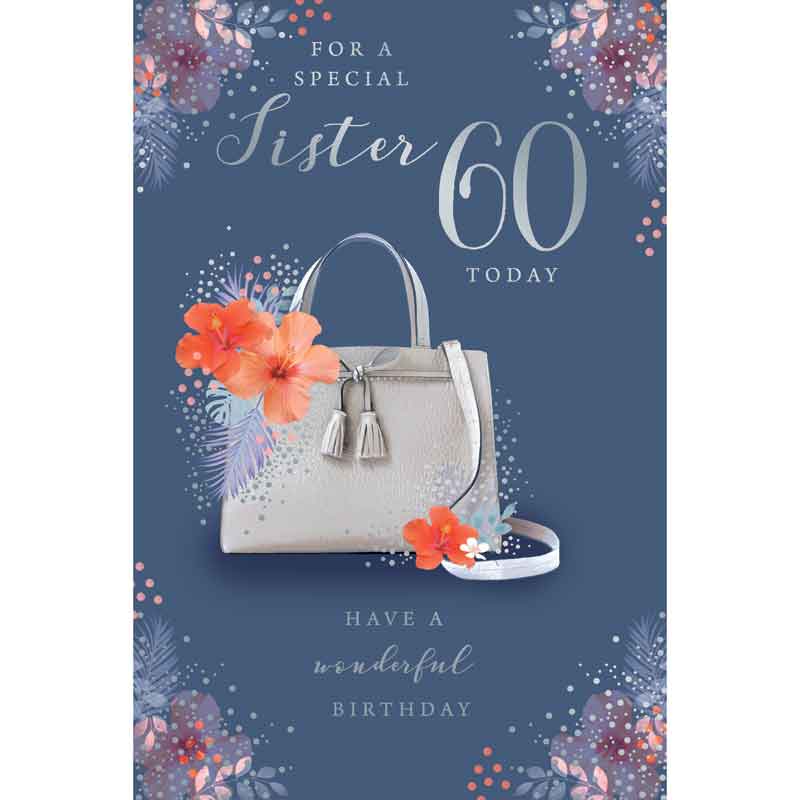 C75 AGE 60 SISTER BIRTHDAY KINGFISHER 6S