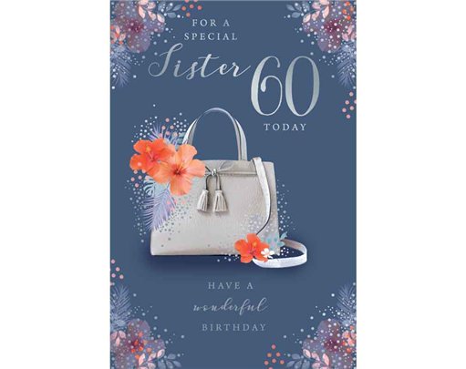 C75 AGE 60 SISTER BIRTHDAY KINGFISHER 6S
