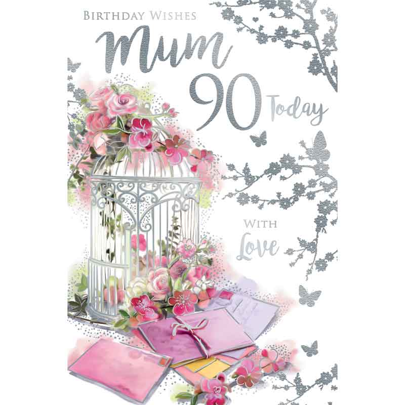 C75 AGE 90 MUM BIRTHDAY KINGFISHER 6S