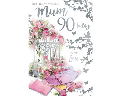 C75 AGE 90 MUM BIRTHDAY KINGFISHER 6S