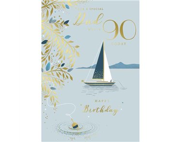 C75 AGE 90 DAD BIRTHDAY KINGFISHER 6S