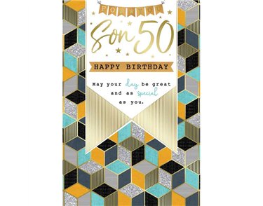 C75 AGE 50 SON BIRTHDAY KINGFISHER 6S