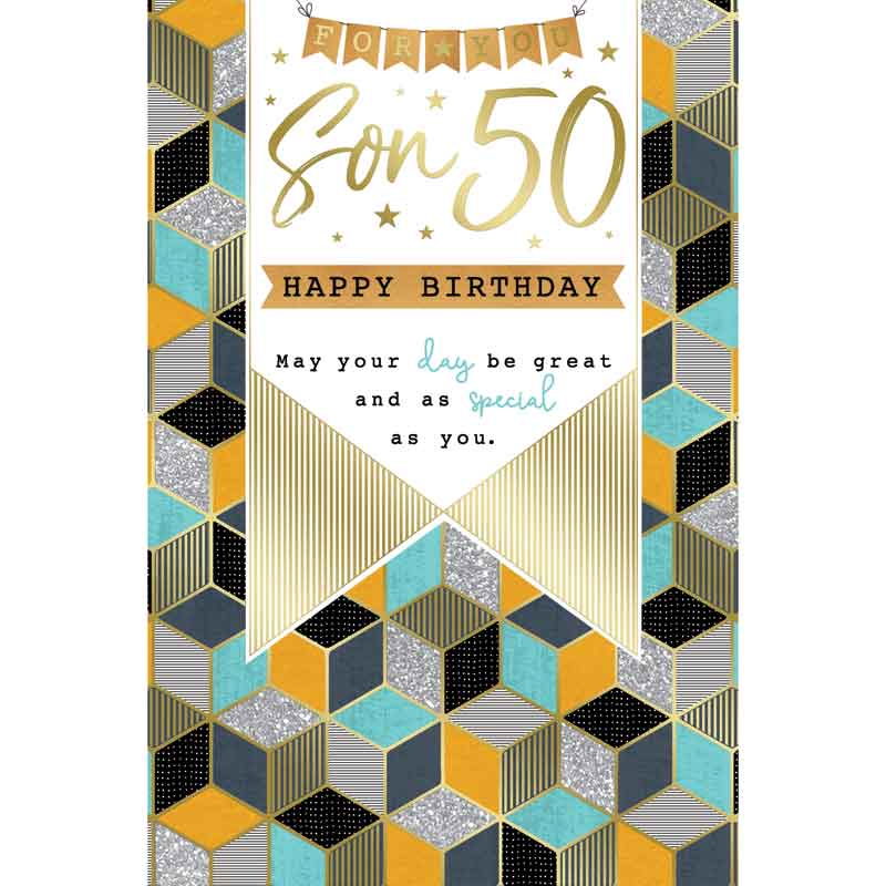 C75 AGE 50 SON BIRTHDAY KINGFISHER 6S