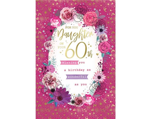 C75 AGE 60 DAUGHTER BIRTHDAY KINGFISHER 6S