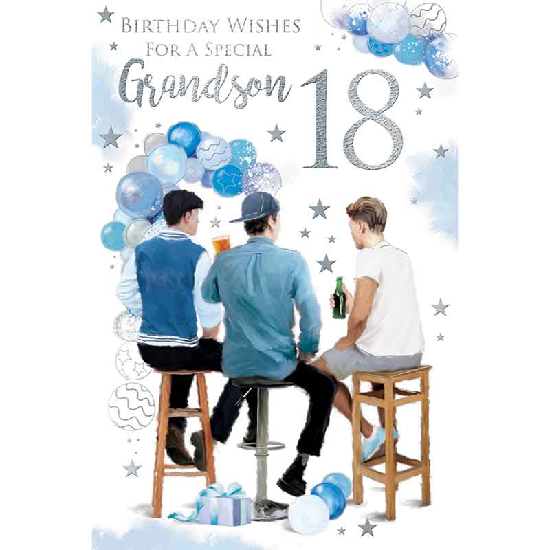 C75 AGE 18 GRANDSON BIRTHDAY KINGFISHER 6S