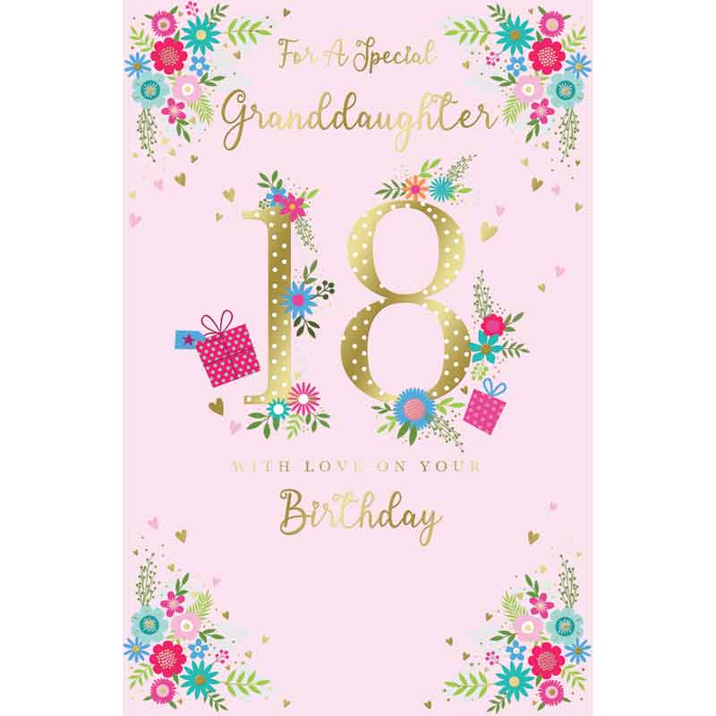 C75 AGE 18 GRANDDAUGHTER BIRTHDAY KINGFISHER 6S