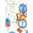 C75 AGE 21 GRANDSON BIRTHDAY KINGFISHER 6S