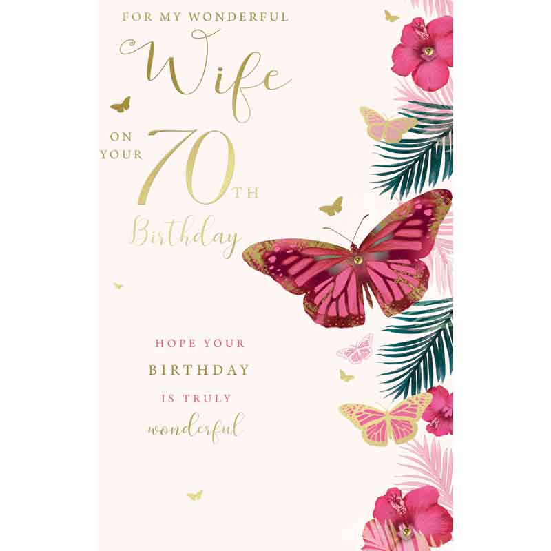C75 AGE 70 WIFE BIRTHDAY KINGFISHER 6S