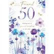 C75 AGE 50 FEMALE FRIEND BIRTHDAY KINGFISHER 6S