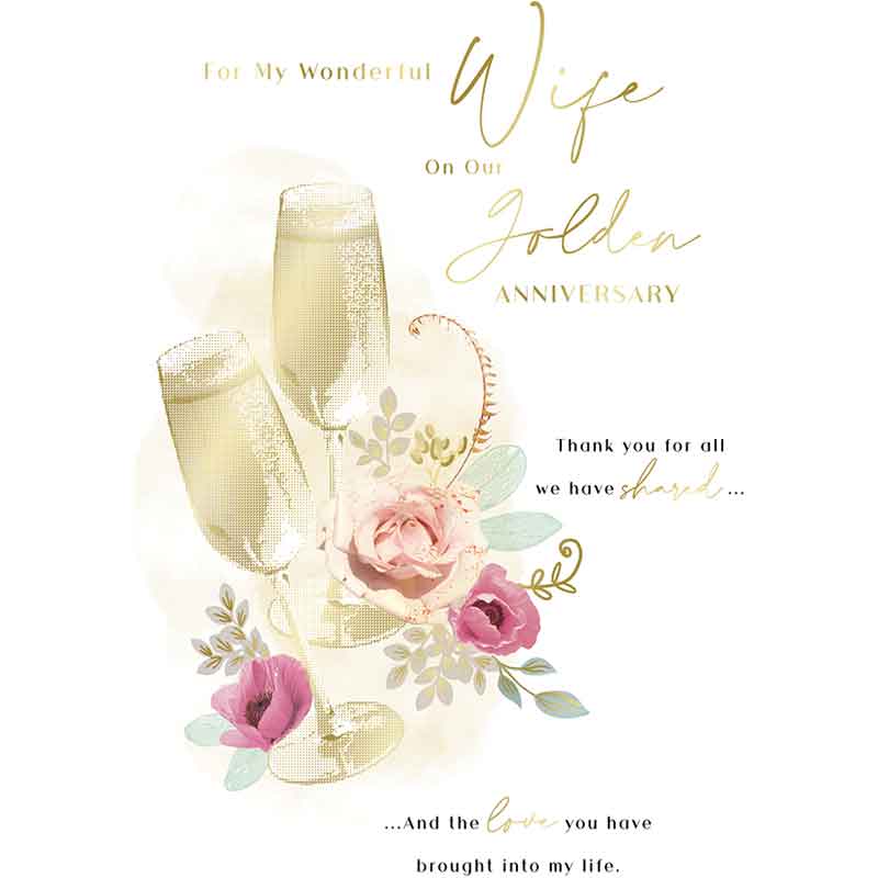 C75 WIFE GOLDEN ANNIVERSARY KINGFISHER 6S