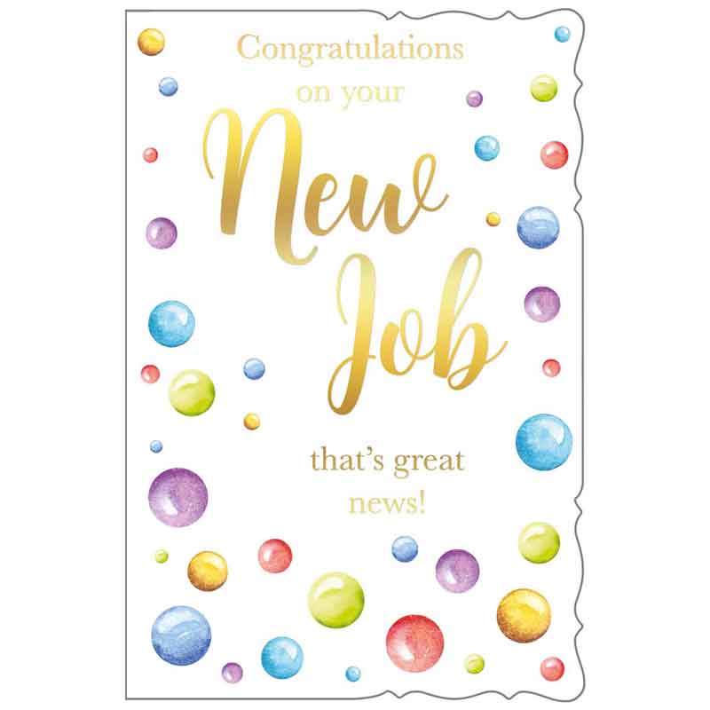 C75 CONGRATULATIONS ON YOUR NEW JOB OOTB 6S