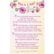 C25 WHAT IS A MUM KEEPSAKE CARD 6S