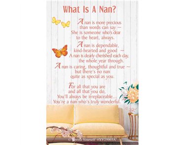 C25 WHAT IS A NAN KEEPSAKE CARD 6S