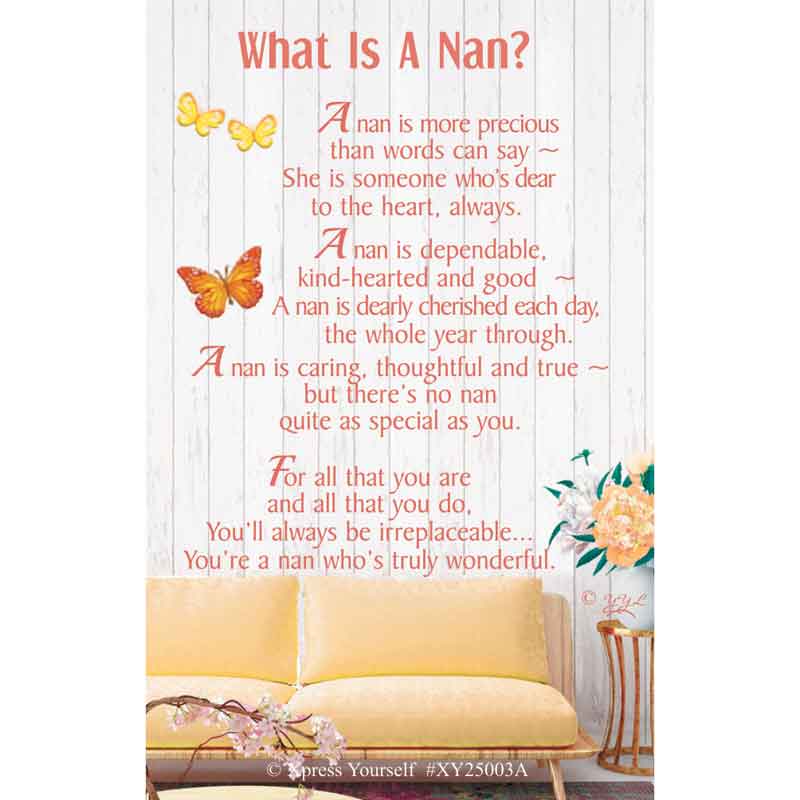 C25 WHAT IS A NAN KEEPSAKE CARD 6S