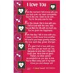 C25 I LOVE YOU KEEPSAKE CARD 6S
