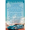 C25 WITH LOVE TO MY BOYFRIEND KEEPSAKE CARD 6S