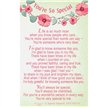 C25 YOU'RE SO SPECIAL KEEPSAKE CARD 6S