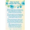 C25 WHEN YOU NEED SOMEONE WHO CARES KEEPSAKE CARD 6S