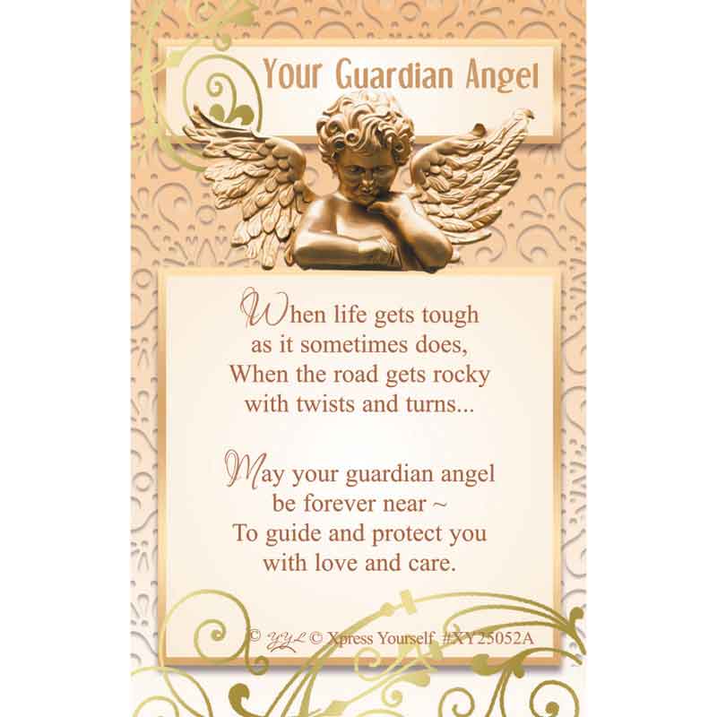 C25 YOUR GUARDIAN ANGEL KEEPSAKE CARD 6S