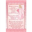 C25 AN ANGEL FOR YOUR DAUGHTER KEEPSAKE CARD 6S