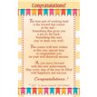 C25 CONGRATULATIONS KEEPSAKE CARD 6S