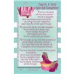 C25 YOU'RE A VERY SPECIAL DAUGHTER KEEPSAKE CARD 6S