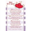 C25 WHEN WE'RE APART KEEPSAKE CARD 6S