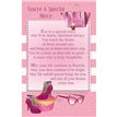 C25 YOU'RE A SPECIAL NIECE KEEPSAKE CARD 6S