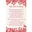 C25 MUM, YOU'RE SO SPECIAL KEEPSAKE CARD 6S