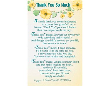 C25 THANK YOU SO MUCH KEEPSAKE CARD 6S