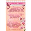 C25 WHAT IS A FRIEND KEEPSAKE CARD 6S