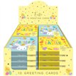 10PK CUTE EASTER CHARACTERS CARDS