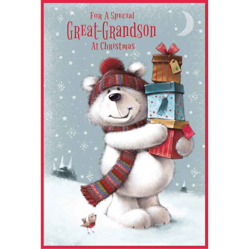 C75 CUTE MALE GREAT GRANDSON ELVIN XMAS 6S