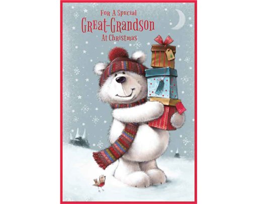 C75 CUTE MALE GREAT GRANDSON ELVIN XMAS 6S