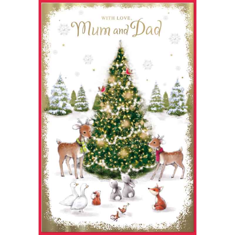 C75 CUTE MUM & DAD ELVIN XMAS 6S