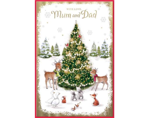 C75 CUTE MUM & DAD ELVIN XMAS 6S