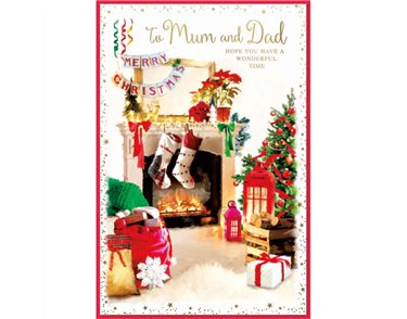 C75 TRAD MUM & DAD ELVIN XMAS 6S