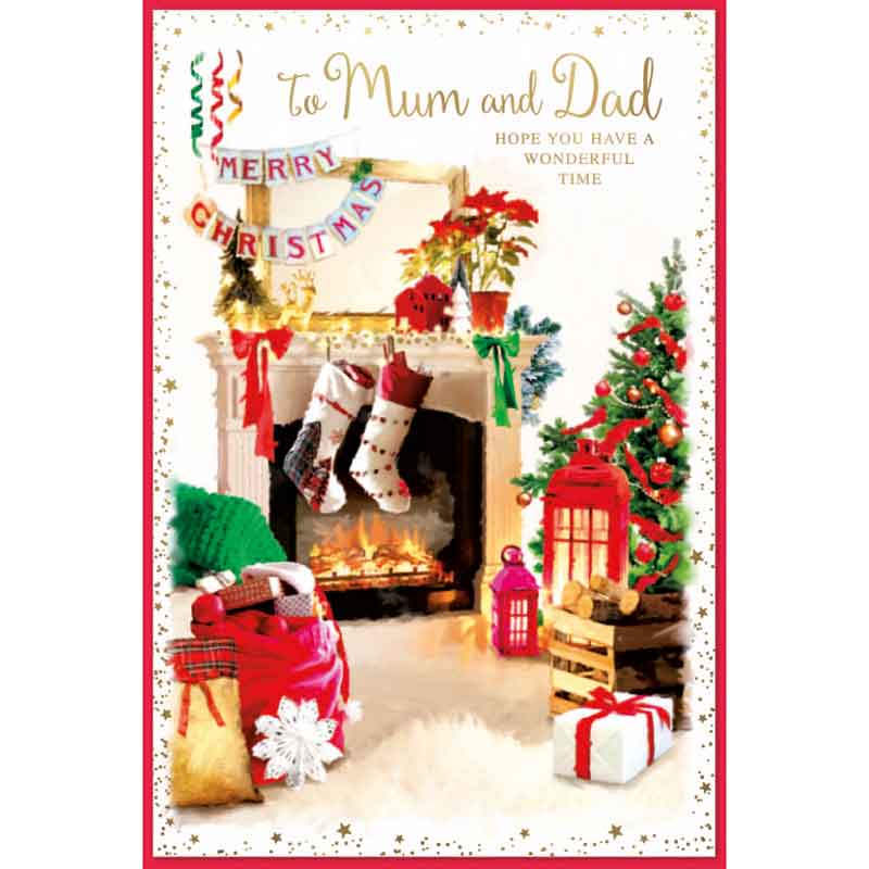 C75 TRAD MUM & DAD ELVIN XMAS 6S