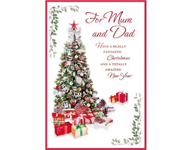 C75 TRAD MUM & DAD ELVIN XMAS 6S