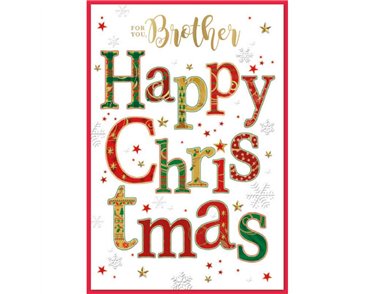 C50 WORD MALE BROTHER ELVIN XMAS 6S