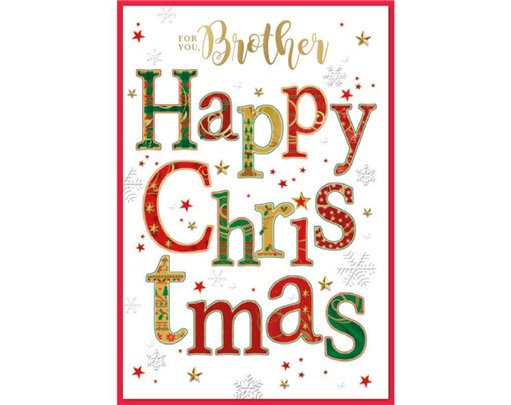 C50 WORD MALE BROTHER ELVIN XMAS 6S