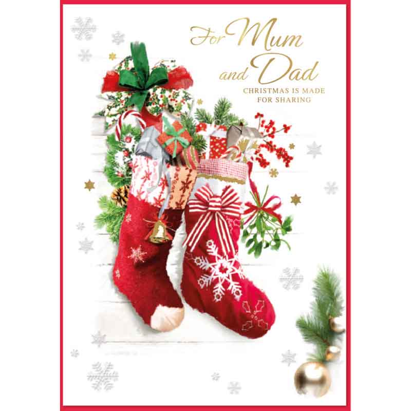 C90 TRAD MUM & DAD ELVIN XMAS 6S