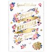 C50 FEMALE TRAD OPEN BIRTHDAY HANDMADE CARD 6S