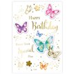 C50 FEMALE TRAD OPEN BIRTHDAY HANDMADE CARD 6S