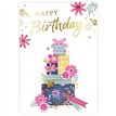 C50 FEMALE TRAD OPEN BIRTHDAY HANDMADE CARD 6S
