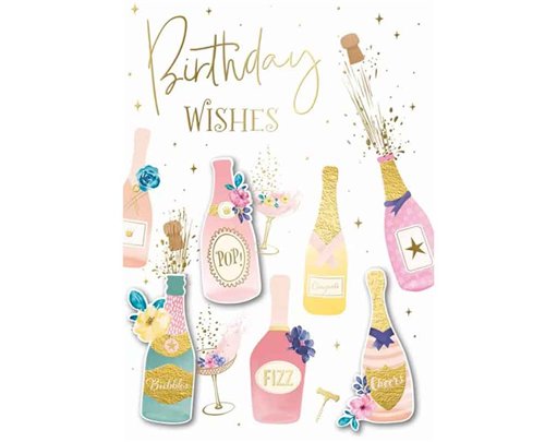 C50 FEMALE TRAD OPEN BIRTHDAY HANDMADE CARD 6S